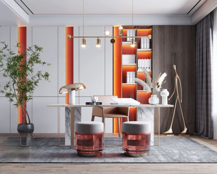25 Full-Scene Home Office 3D Models Pro 3dsbox-vol.121