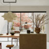 Mid-Century Modern Double-Height Living Room & Zen Courtyard. 3ds Max - Corona