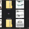 92 Modern Stools & Benches 3dsbox Models - Vol.118