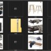 92 Modern Stools & Benches 3dsbox Models - Vol.118