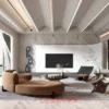 full scene living room 3d model 3ds max vol101 (1)
