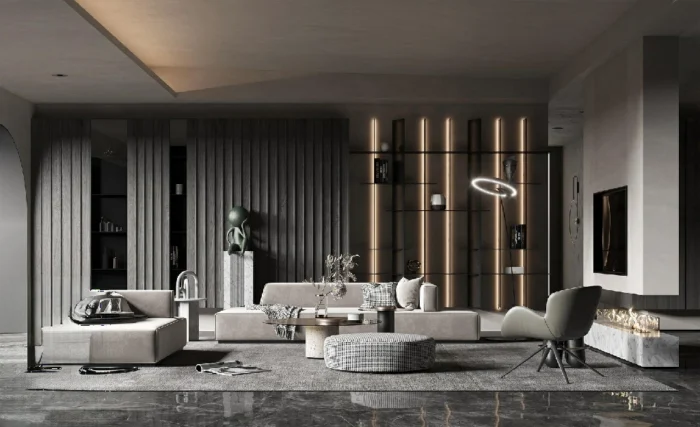 full scene living room 3d model 3ds max vol101 (8)