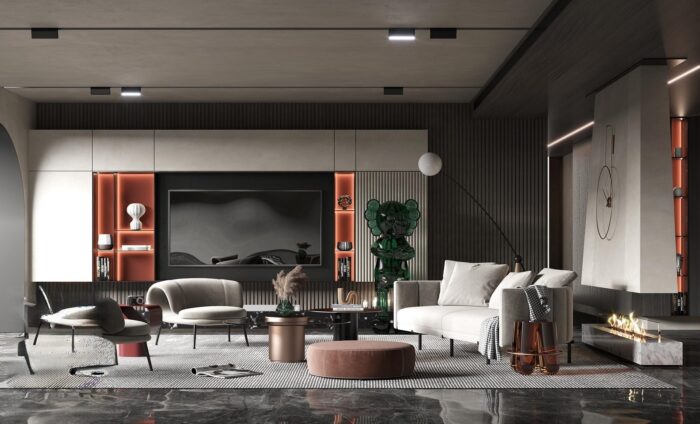 full scene living room 3d model 3ds max vol102 (20)