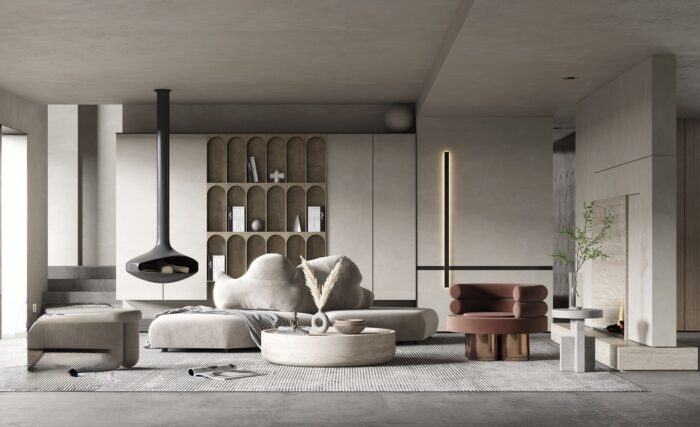 full scene living room 3d model 3ds max vol102 (4)