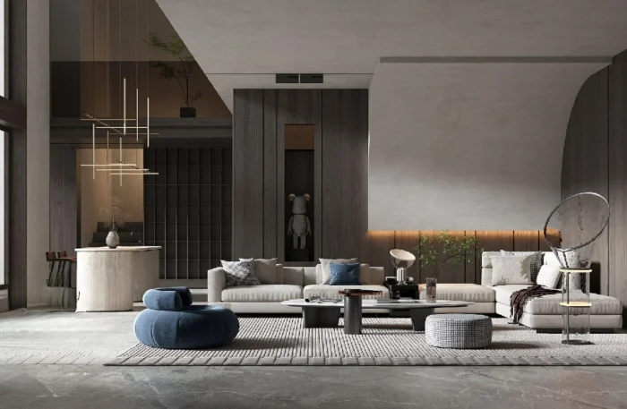 full scene living room 3d model 3ds max vol104 (1)