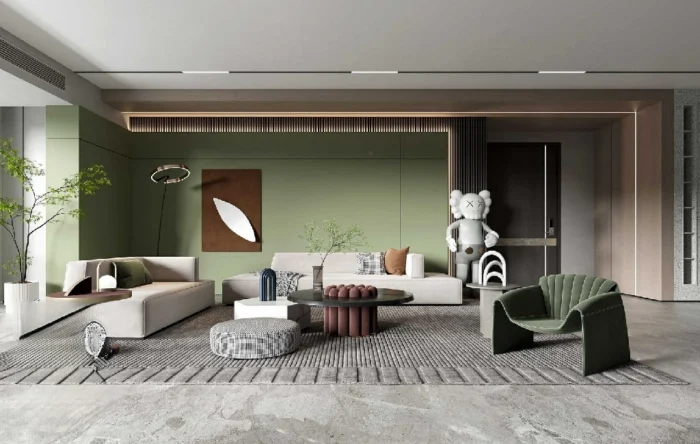 full scene living room 3d model 3ds max vol104 (5)