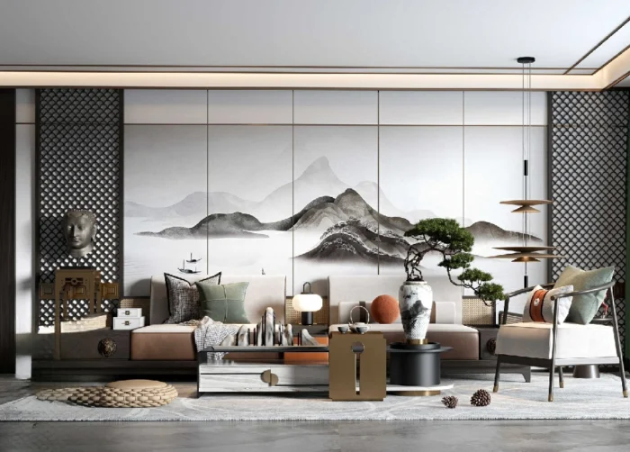 full scene living room 3d model 3ds max vol105 (1)
