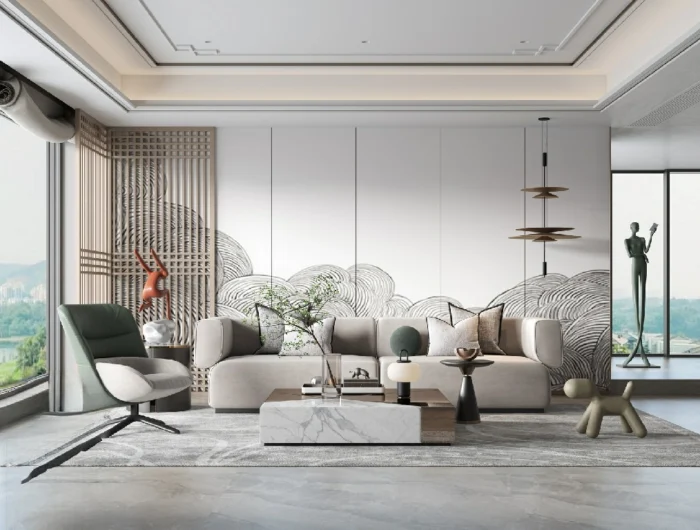 full scene living room 3d model 3ds max vol105 (2)