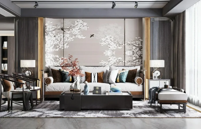 full scene living room 3d model 3ds max vol106 (6)