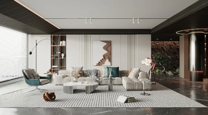 full scene living room 3d model 3ds max vol107 (1)