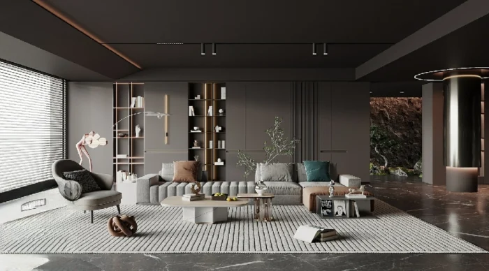 full scene living room 3d model 3ds max vol107 (12)