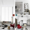 Modern Eclectic High Ceiling Living Room Scene 3D Model - Corona Render