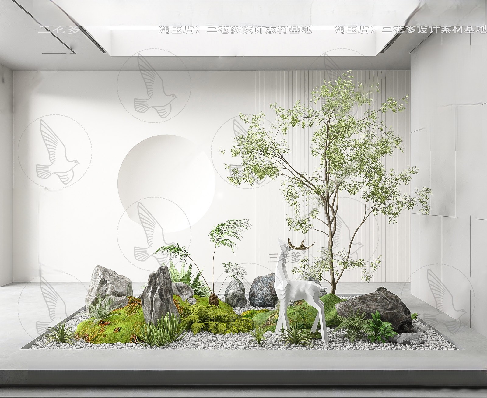 Miniature Garden Landscape 3d Model Free