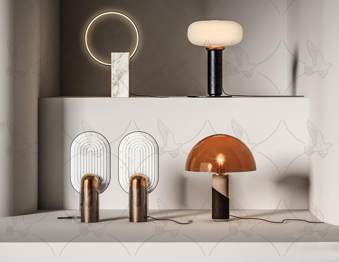 Modern Decorative Table Lamp 3d Model