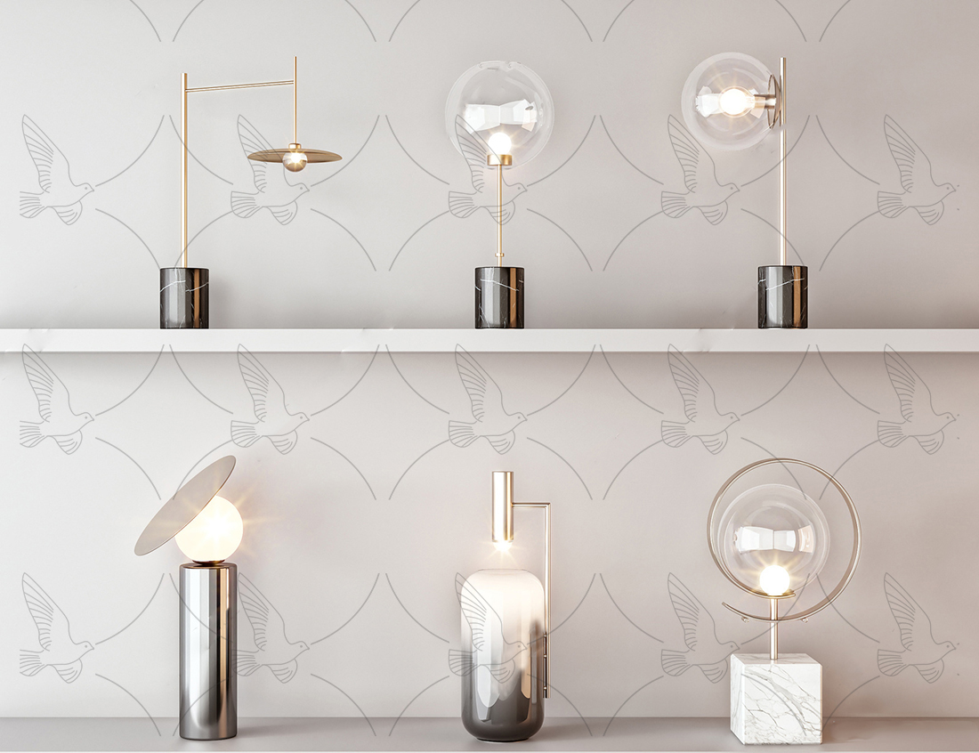 Modern Decorative Table Lamp 3d Model