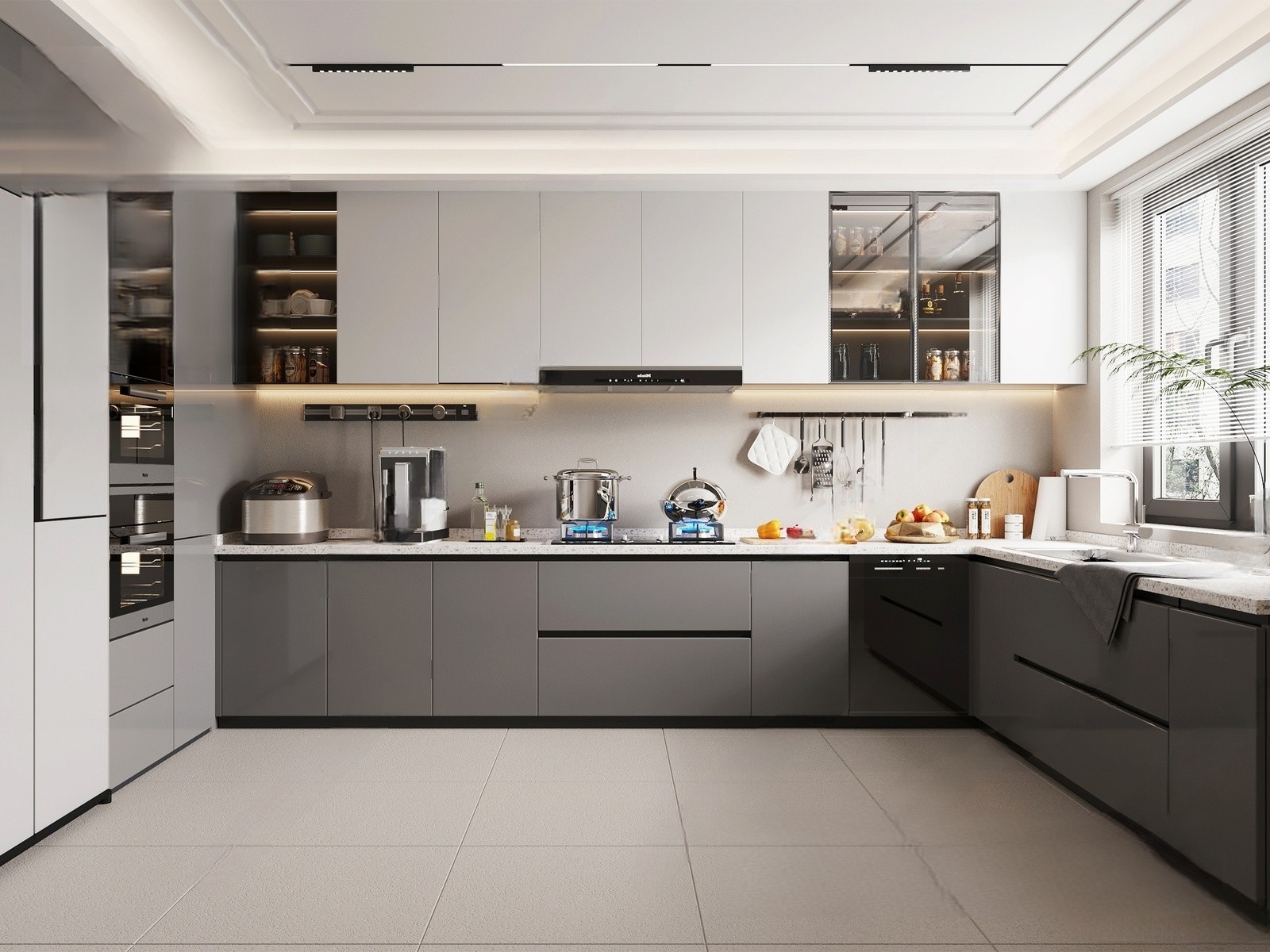 Modern Kitchen Interior 3d Model
