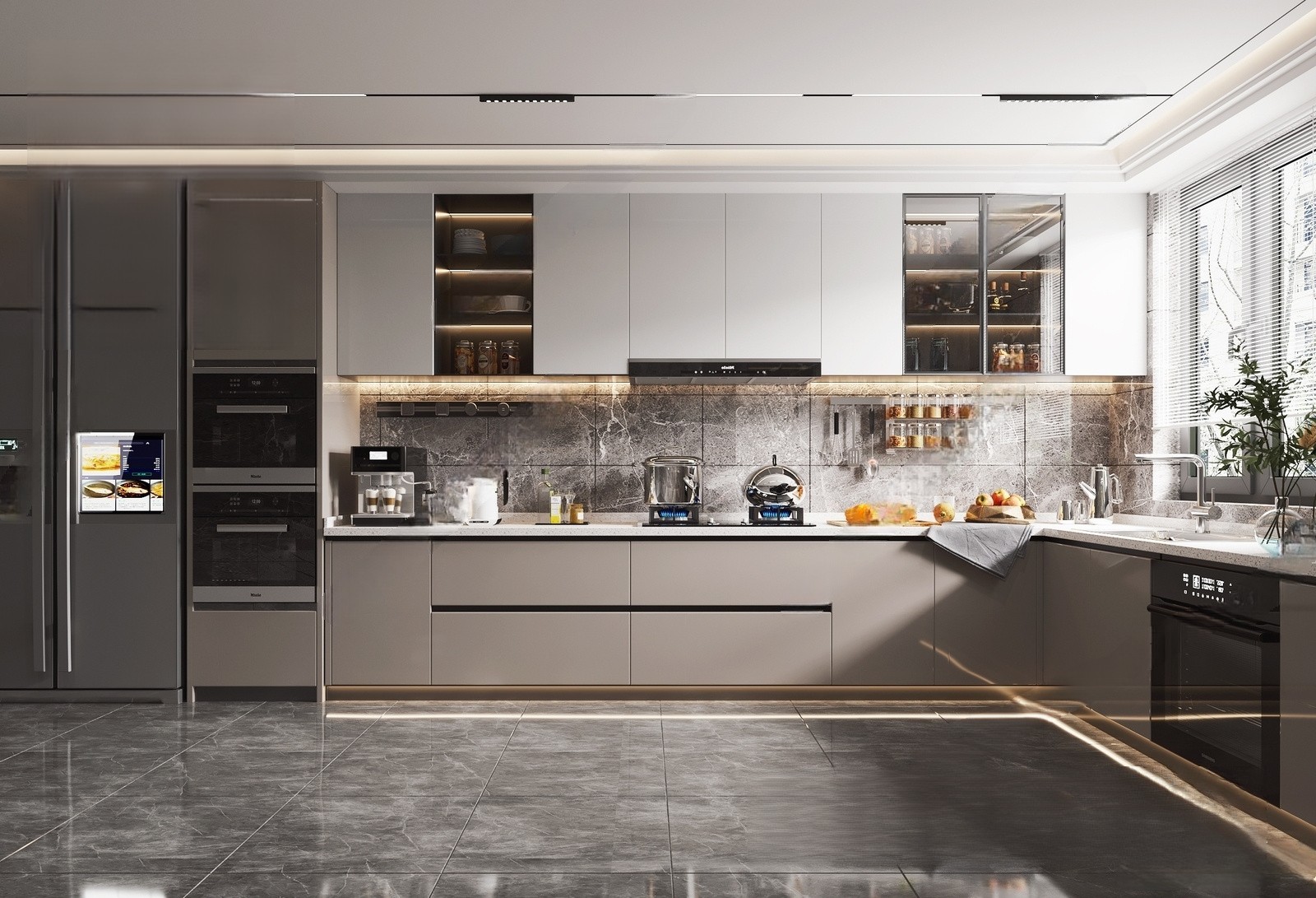 Modern Kitchen Interior 3d Model