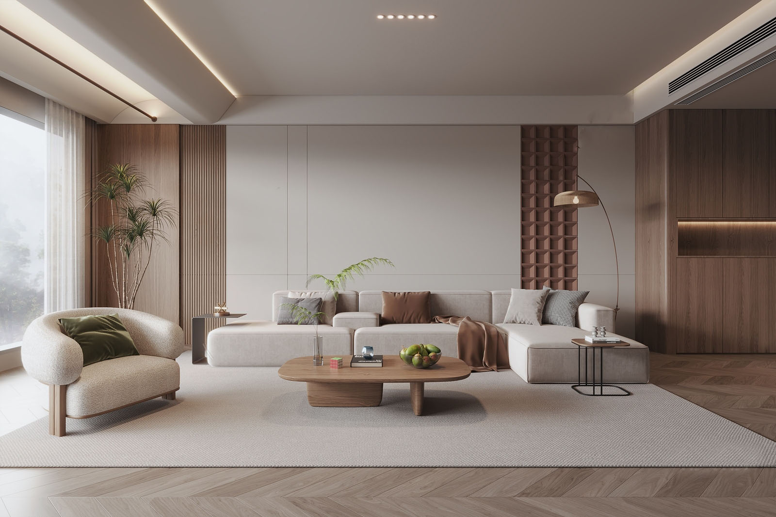 Modern Living Room Interior 3d Model