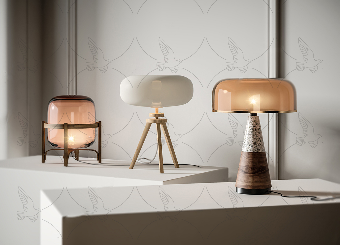 Modern Table Lamp 3d Model