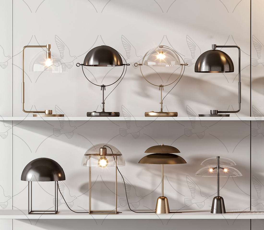 Modern Table Lamp 3d Model
