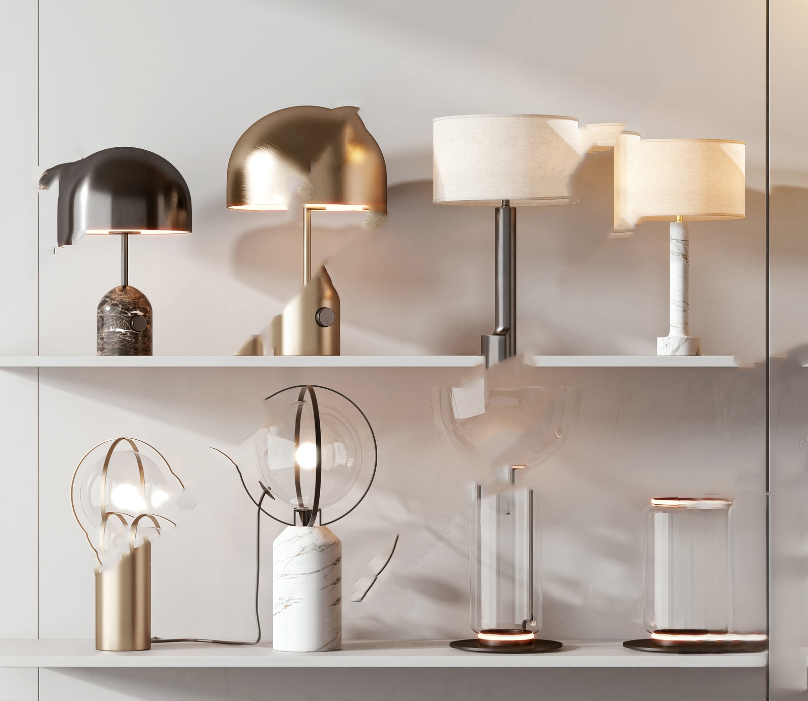 Modern Table Lamp 3d Model