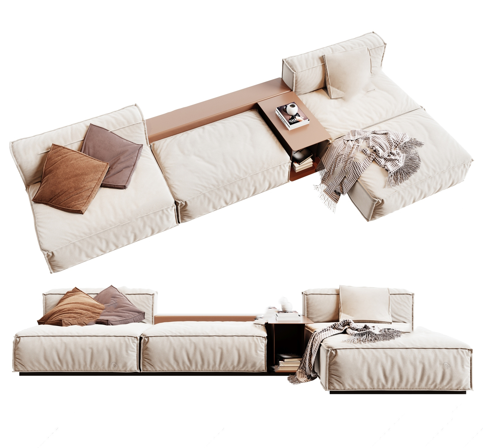 Modular Sectional Sofa 3d Model